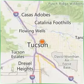University of Arizona Location Map University of Arizona Location Map