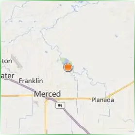 University of California Merced Location Map University of California Merced Location Map