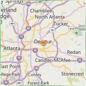 Agnes Scott College Location Map Agnes Scott College Location Map