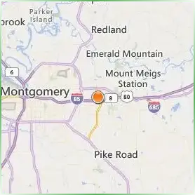 Auburn University at Montgomery Location Map Auburn University at Montgomery Location Map