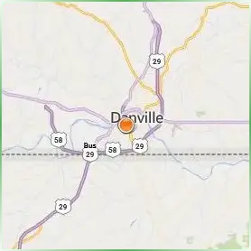 Averett University Location Map
