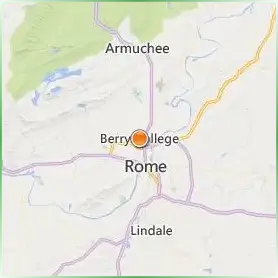 Berry College Location Map Berry College Location Map
