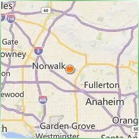 Biola University Location Map