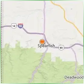 Black Hills State University Location Map Black Hills State University Location Map
