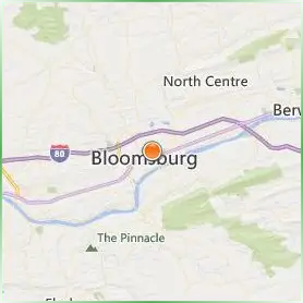 Bloomsburg University of Pennsylvania Location Map Bloomsburg University of Pennsylvania Location Map