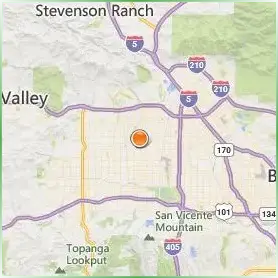 California State University Northridge Location Map