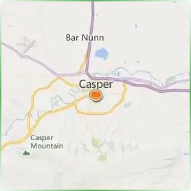 Casper College Location Map