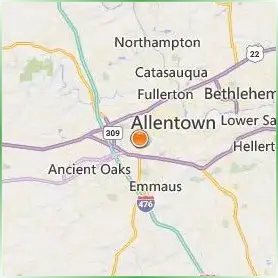 Cedar Crest College Location Map Cedar Crest College Location Map