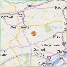 Cheyney University of Pennsylvania Location Map Cheyney University of Pennsylvania Location Map