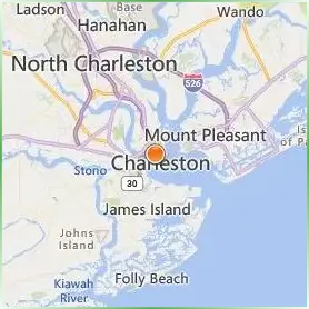 College of Charleston Location Map College of Charleston Location Map