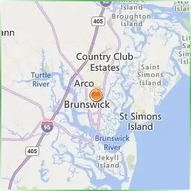 College of Coastal Georgia Location Map College of Coastal Georgia Location Map