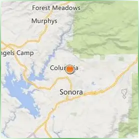 Columbia College Sonora Location Map Columbia College Sonora Location Map
