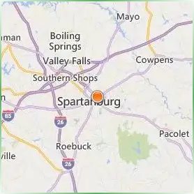Converse University Location Map Converse University Location Map