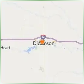 Dickinson State University Location Map