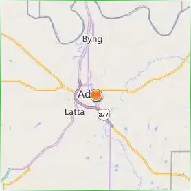 East Central University Location Map