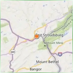 East Stroudsburg University of Pennsylvania Location Map East Stroudsburg University of Pennsylvania Location Map