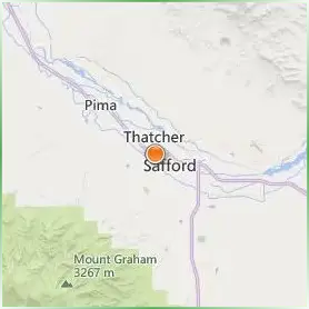 Eastern Arizona College Location Map Eastern Arizona College Location Map