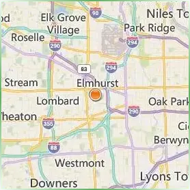 Elmhurst College Location Map Elmhurst College Location Map