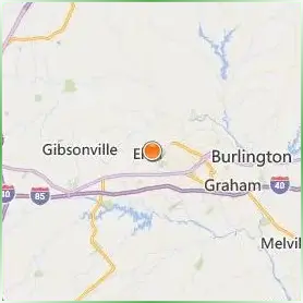 Elon University Location Map Elon University Location Map