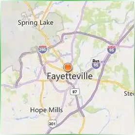 Fayetteville State University Location Map Fayetteville State University Location Map