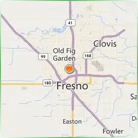 Fresno City College Location Map