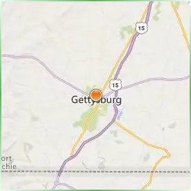 Gettysburg College Location Map Gettysburg College Location Map