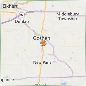 Goshen College Location Map Goshen College Location Map