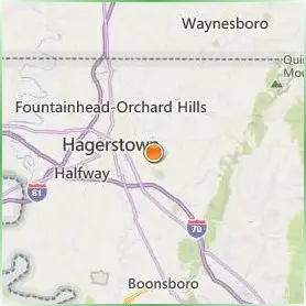 Hagerstown Community College Location Map
