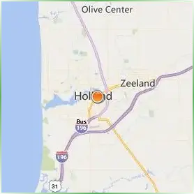 Hope College Location Map Hope College Location Map