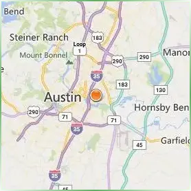 Huston Tillotson University Location Map Huston Tillotson University Location Map