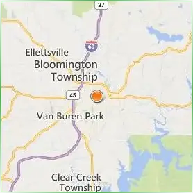 Indiana University Bloomington Location Map Indiana University Bloomington Location Map