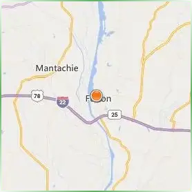 Itawamba Community College Location Map