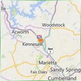 Kennesaw State University Location Map