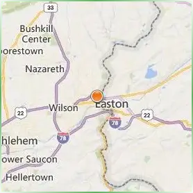 Lafayette College Location Map Lafayette College Location Map