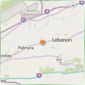 Lebanon Valley College Location Map Lebanon Valley College Location Map