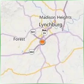 Liberty University Location Map Liberty University Location Map