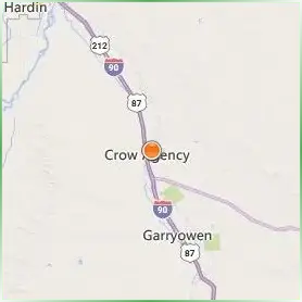 Little Big Horn College Location Map Little Big Horn College Location Map