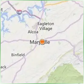 Maryville College Location Map
