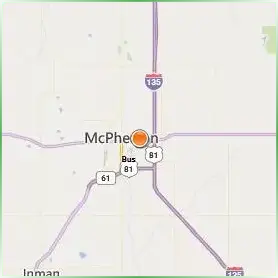 McPherson College Location Map McPherson College Location Map