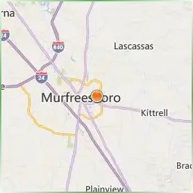 Middle Tennessee State University Location Map Middle Tennessee State University Location Map