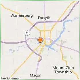 Millikin University Location Map Millikin University Location Map