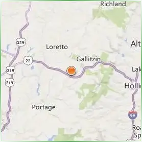 Mount Aloysius College Location Map Mount Aloysius College Location Map