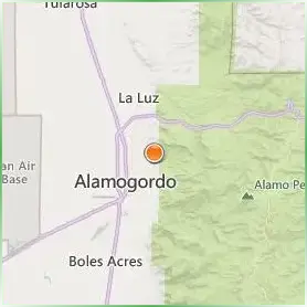New Mexico State University Alamogordo Location Map