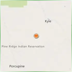Oglala Lakota College Location Map Oglala Lakota College Location Map