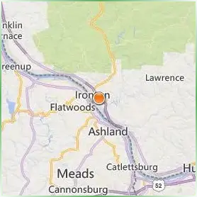 Ohio University Southern Location Map Ohio University Southern Location Map