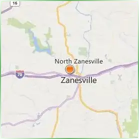 Ohio University Zanesville Location Map Ohio University Zanesville Location Map