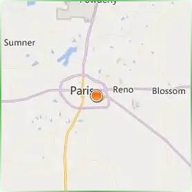 Paris Junior College Location Map Paris Junior College Location Map