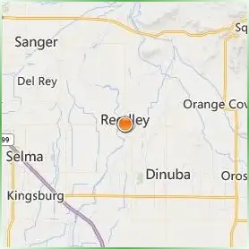 Reedley College Location Map