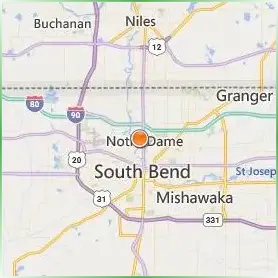 Saint Mary's College Location Map
