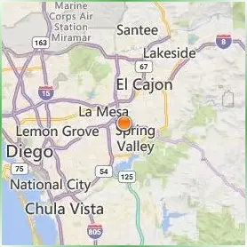 San Diego Christian College Location Map